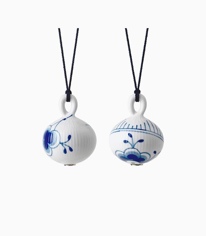 blue-fluted-christmas-bauble.jpeg Blue Fluted Christmas Bauble - Image 1