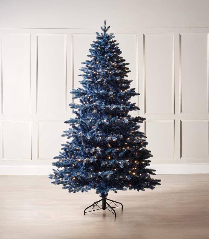 prelit-sapphire-blue-christmas-tree.jpeg Pre-Lit Sapphire Blue Christmas Tree - Image 1